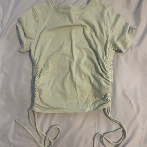 hollister ruched tee